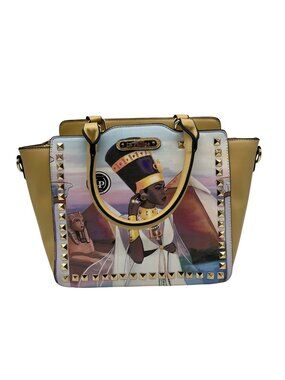 La Philipe Egyptian Paradise Vegan Leather Satchel